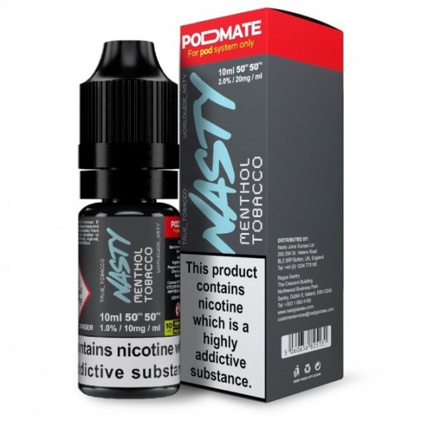 Menthol Tobacco Nic Salt E Liquid - PodMate Series (10ml)