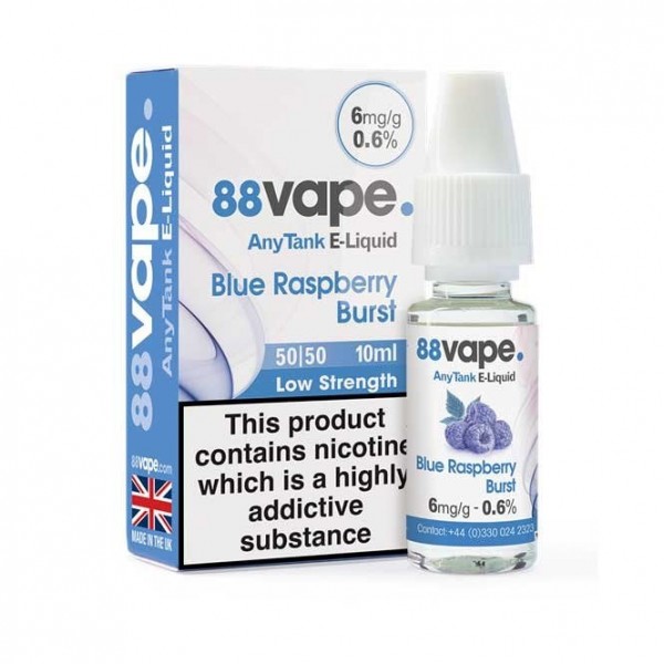 Blue Raspberry Burst E Liquid - Anytank Series (10ml)