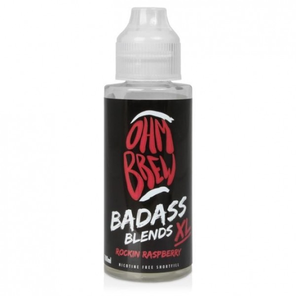 Rockin Raspberry E Liquid - Badass Blends XL Series (100ml Shortfill)