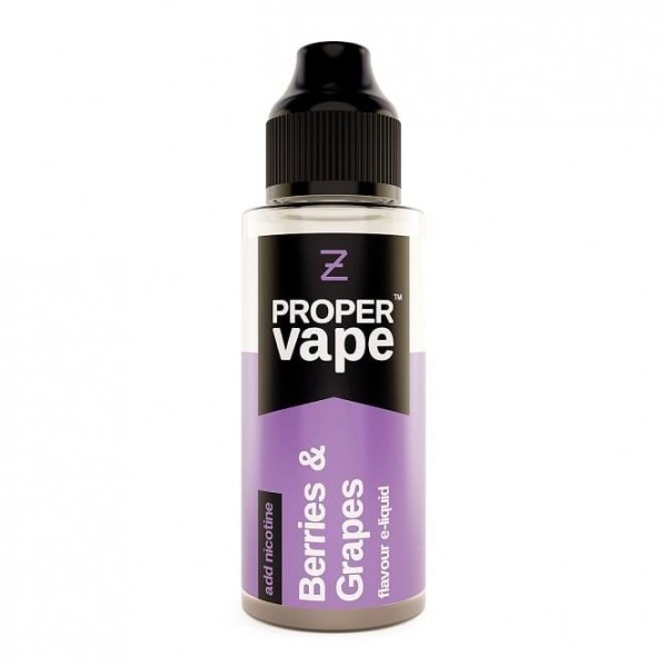 Berries & Grapes E-Liquid - Proper Vape (100ml Shortfill)