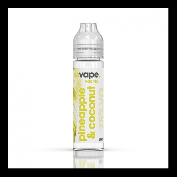 Pineapple & Coconut E Liquid - Add Nic Series (50ml Shortfill)