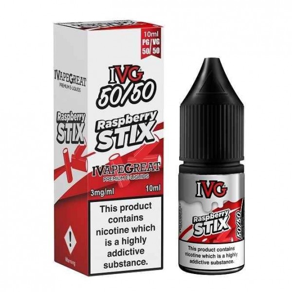 Raspberry Stix E Liquid - 50/50 Series (10ml)