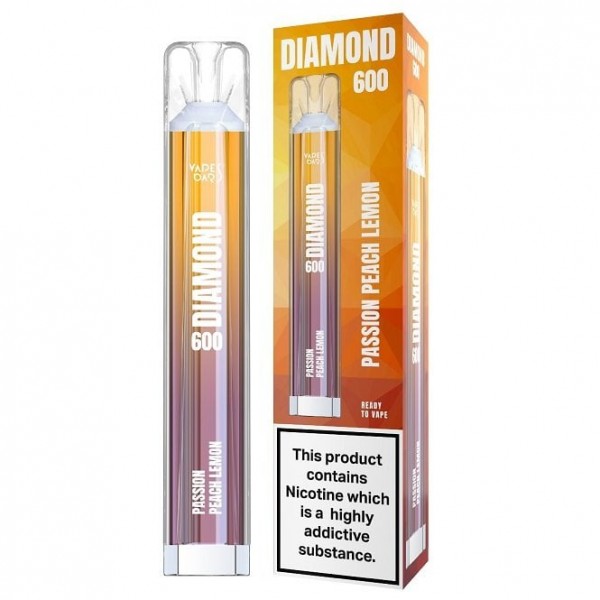 Passion Peach Lemon Disposable Vape Pen - Diamond 600 Series (2ml)