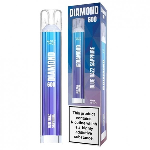 Blue Razz Sapphire Disposable Vape Pen - Diamond 600 Series (2ml)