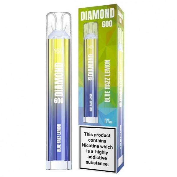 Blue Razz Lemon Disposable Vape Pen - Diamond 600 Series (2ml)