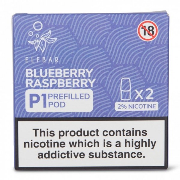 Blueberry Raspberry Mate P1 Nic Salt E Liquid...