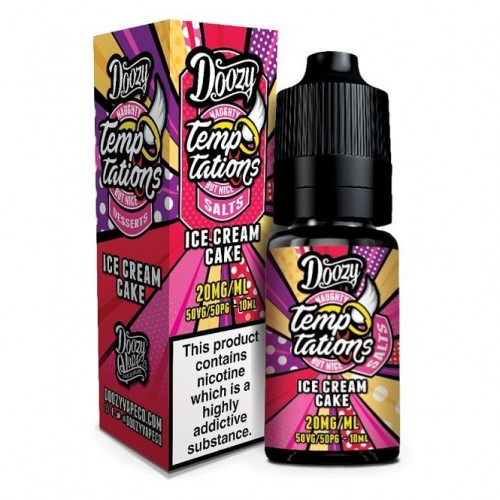 Ice Cream Cake Nic Salt E Liquid - Doozy Temp...