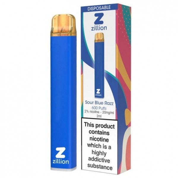 Sour Blue Razz Nic Salt Disposable Vape Pen (2ml)