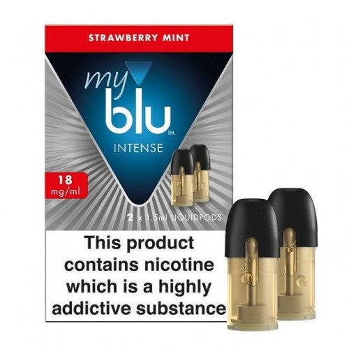 Strawberry Mint Salt Nicotine E Liquid Pods (...