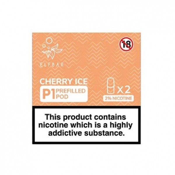 Cherry Ice P1 Nic Salt E Liquid Pods (2 x 2ml...