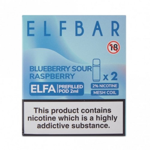 Blueberry Sour Raspberry Nic Salt E Liquid Po...